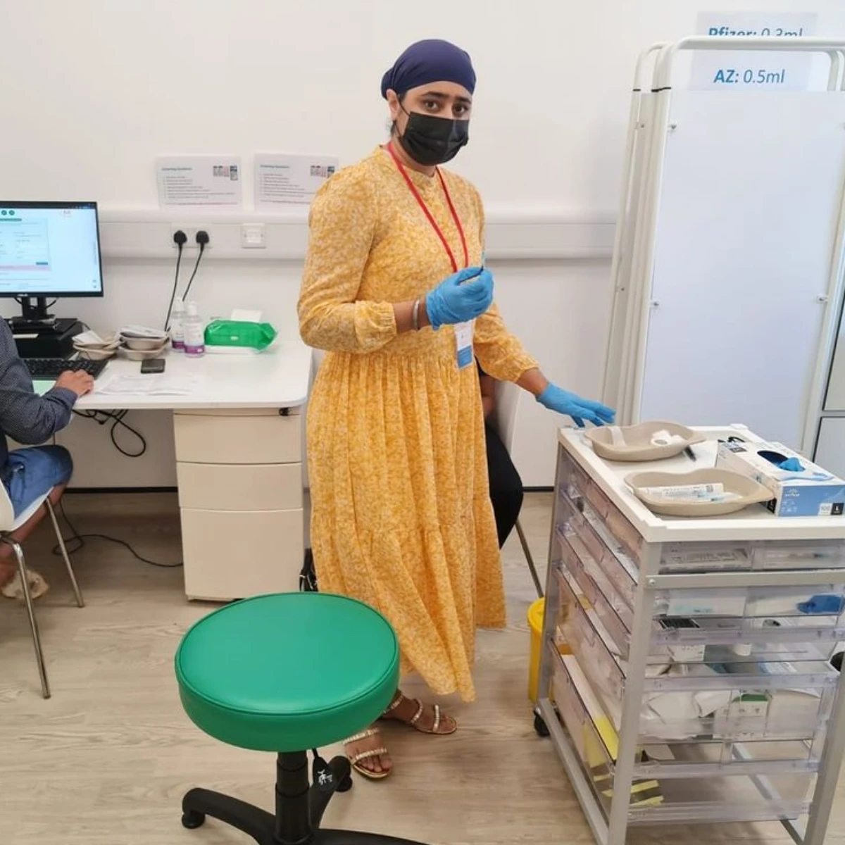 image of a volunteer